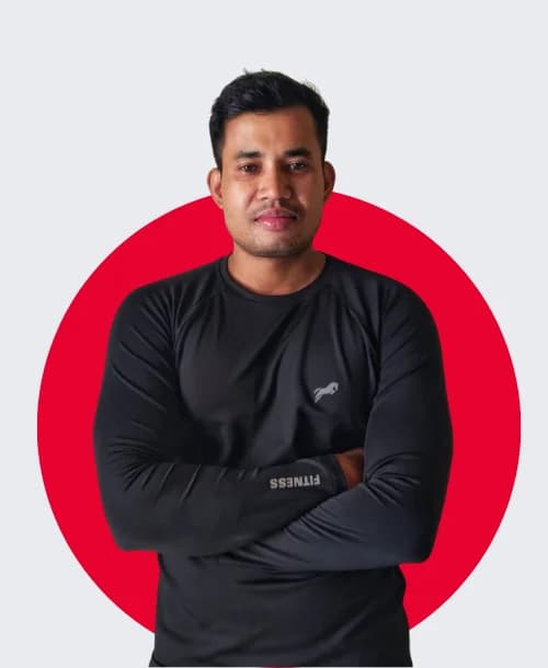 Yoga and lifestyle coach consulting with client on healthy habits in Hyderabad studio